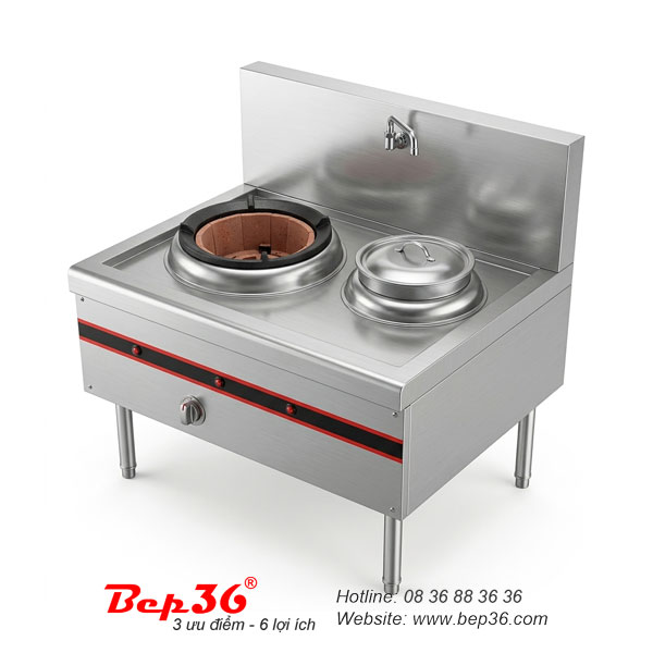 Bếp á quạt thổi đơn 1 họng đất nung cao cấp chuyên bếp nhà hàng - khách sạn