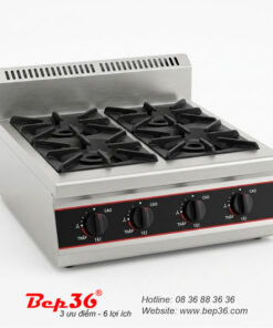 Bếp âu công nghiệp 4 kiềng WPS-4 inox 304