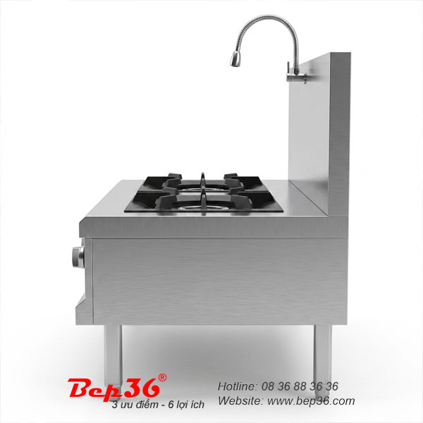 Góc chụp ngang bếp hầm đôi BH2V
