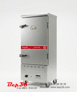 Tủ nấu cơm 10 khay dùng gas TCG-10 inox