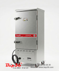 Tủ nấu cơm 10 khay gas điện TCGD-10 inox Bep36