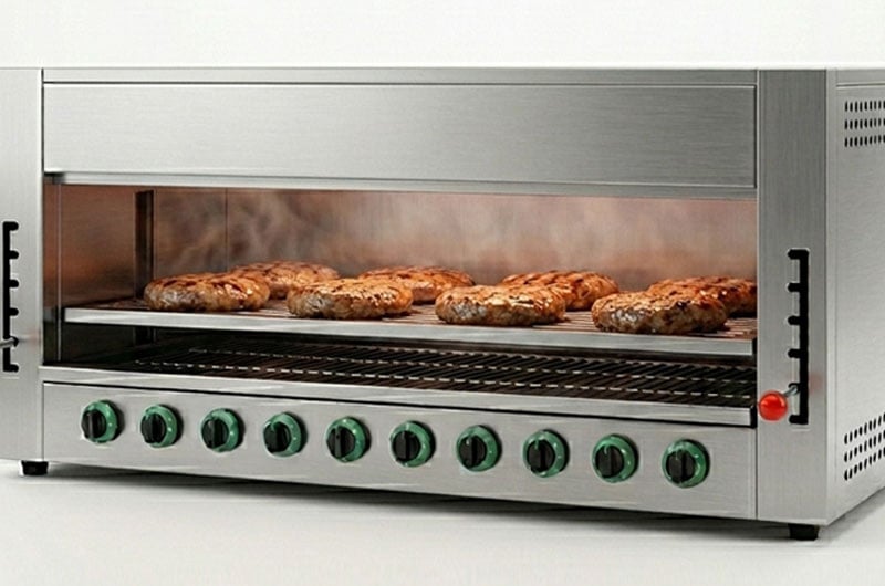 Lò nướng salamander dùng gas 10 họng SAL-10G