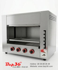 Lò nướng salamender dùng gas 4 họng SAL-4G inox