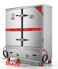 Tủ nấu cơm 24 khay gas điện TCGD-24 inox