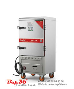 Tủ nấu cơm 8 khay gas điện TCGD-8 inox