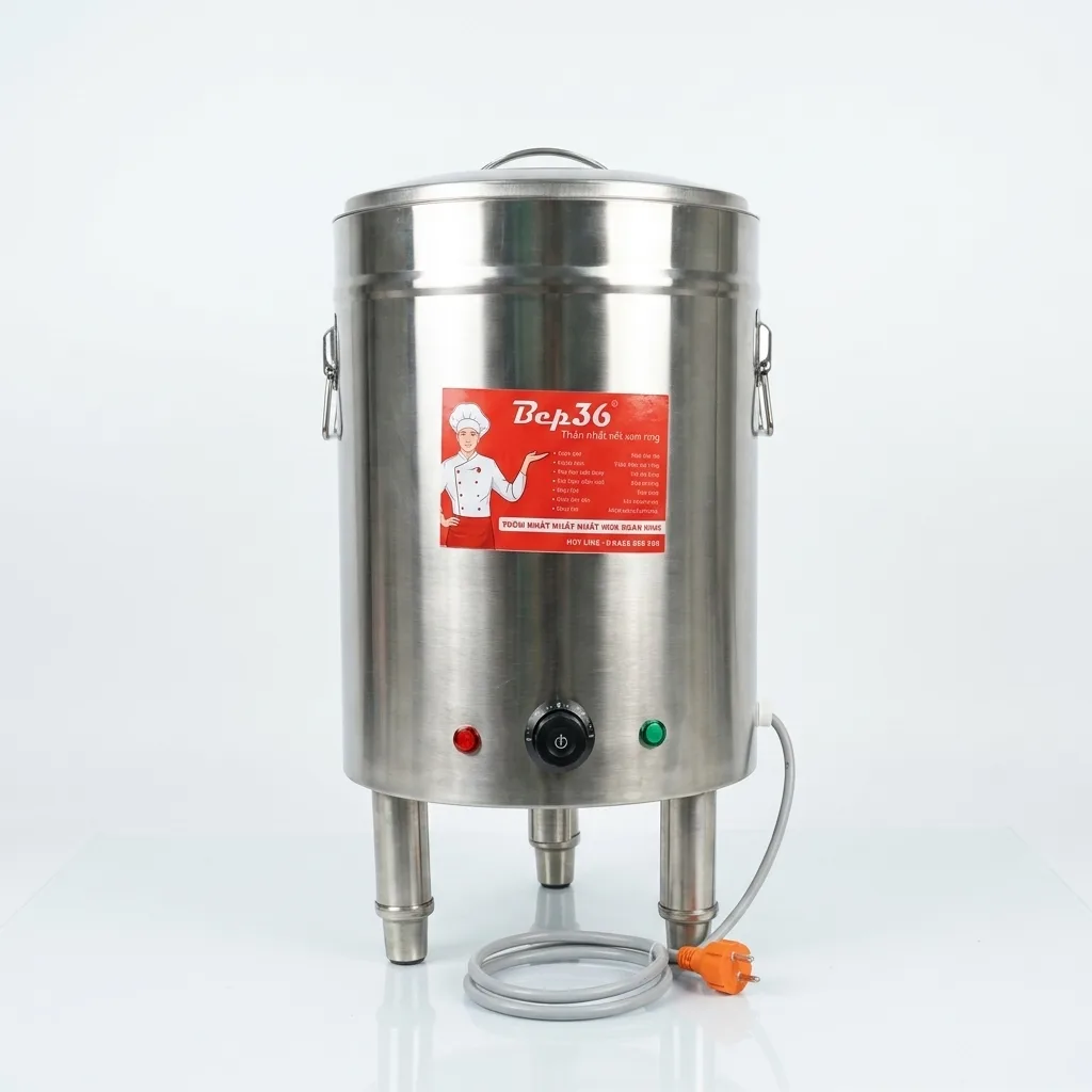 Nồi nấu nước phở chần trụng 20 lít NP-20 inox 304