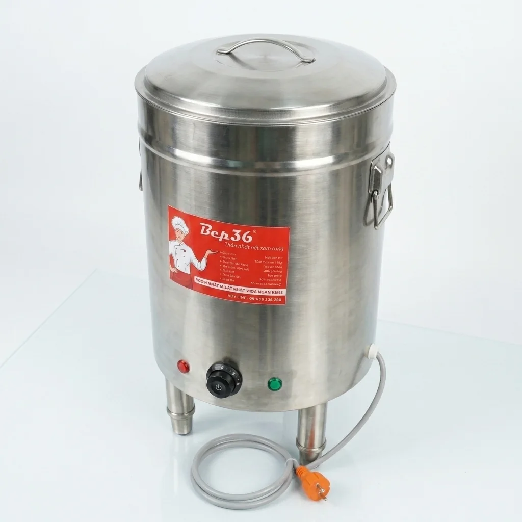 So sánh tình huống sử dụng nồi nấu nước phở chần trụng 20 lít NP-20