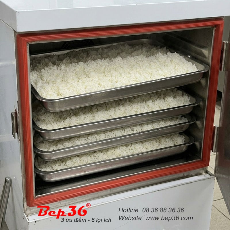 Khay 600x400x50mm của tủ nấu cơm 4 khay dùng điện TCD-4 Khay 600x400x50mm của tủ nấu cơm 4 khay dùng điện TCD-4