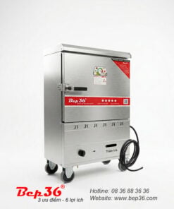 Tủ nấu cơm 6 khay gas điện TCGD-6 inox