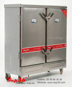 Tủ nấu cơm công nghiệp 24 khay dùng điện TCD-24