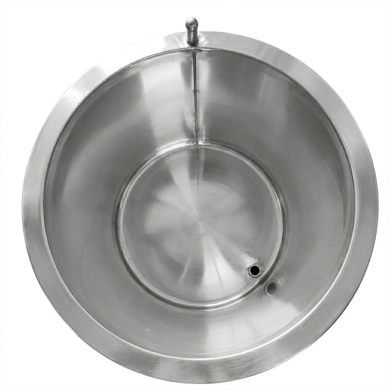 Chi tiết lòng nồi inox 304 của nồi nấu cháo công nghiệp 70 lít NC-70
