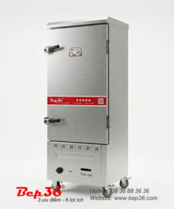 Tủ nấu cơm 12 khay dùng gas TCG-12 inox