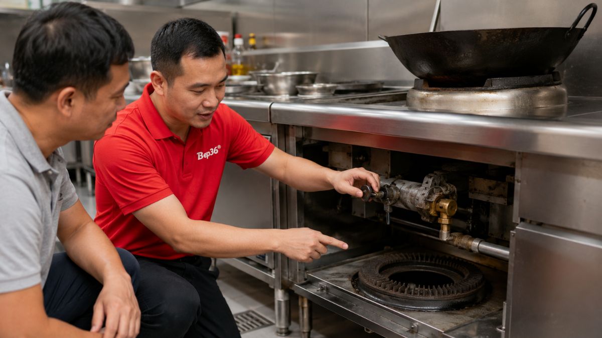 Hướng dẫn bảo trì hệ thống Bếp Á