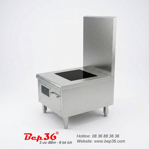 Mặt kính phẳng bếp từ công nghiệp đơn BTDP-CR 380V