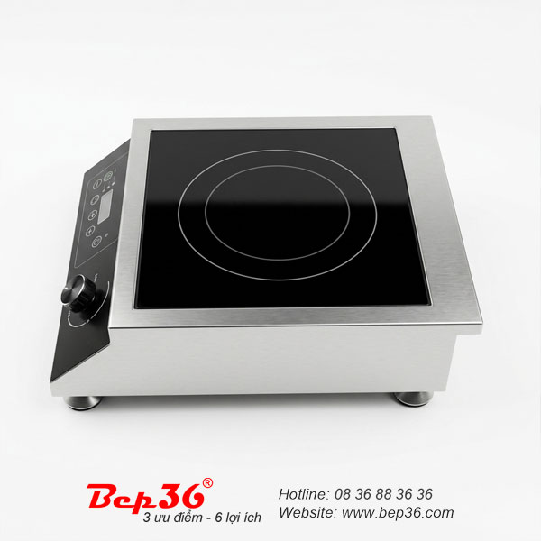 Chi tiết bếp từ đơn mặt phẳng 5kW BTP-50