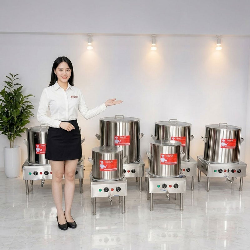 Một số mẫu dung tích khác của dòng nồi phở thanh nhiệt giá rẻ