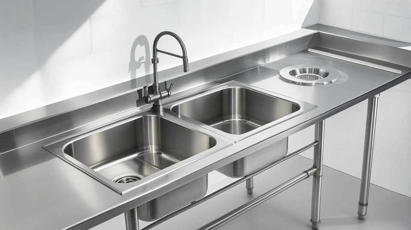 Một phiên bản khác của chậu rửa 2 hố CR2H_BL