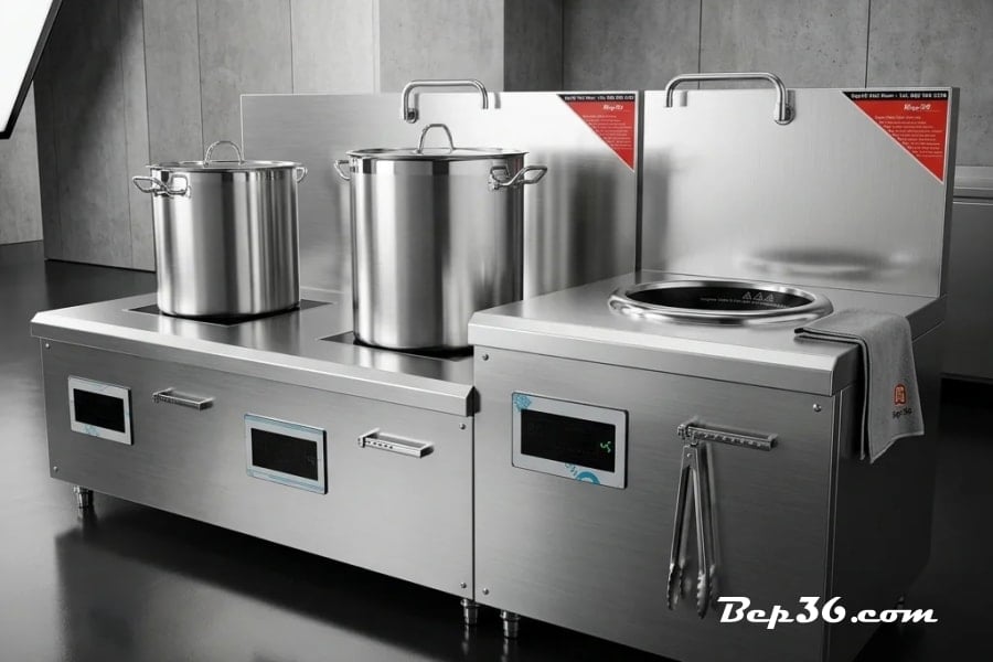 Thiết bị bếp công nghiệp Bếp 36 - Chất lượng đỉnh cao, giá tại xưởng!
