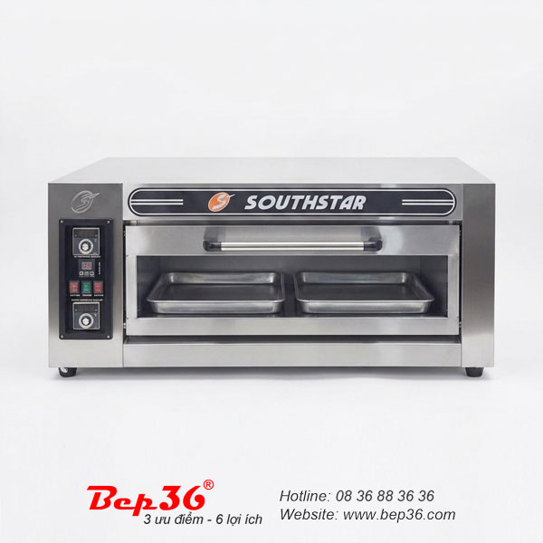 Lò nướng điện 1 tầng 2 khay Southstar YXD_20C phù hợp với các món bánh nướng.
