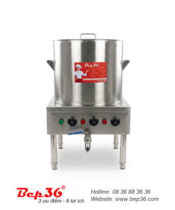 Nồi nấu phở thanh nhiệt 60 lít NPTN_60L inox 304 (4kW, 220V) kèm giỏ hầm xương