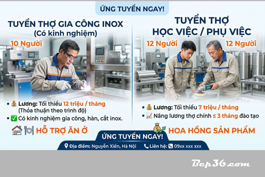 Mẹo hay F&B: Kinh nghiệm chọn bếp công nghiệp chuẩn chi phí